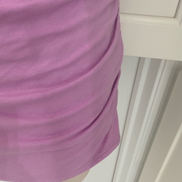 New White House, Black market, pink v neck wrap top - Picture 6 of 11